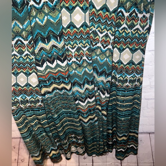 Sami & Jo Green multicolor long dress size XL - Picture 11 of 11